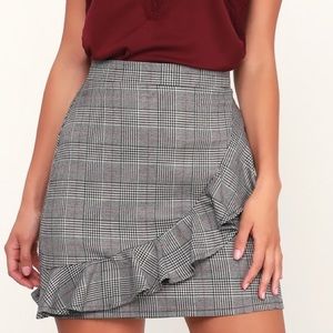 Plaid Skort